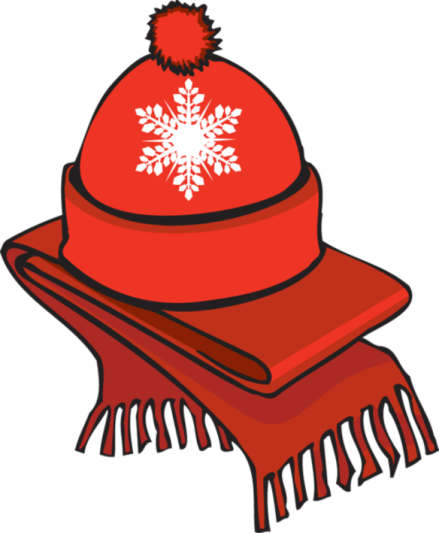 Winter Clothing Drive At Cse - Cartoon Hats And Gloves - Free Transparent PNG Clipart Images Download. - Winter Transparent PNG Free Download
