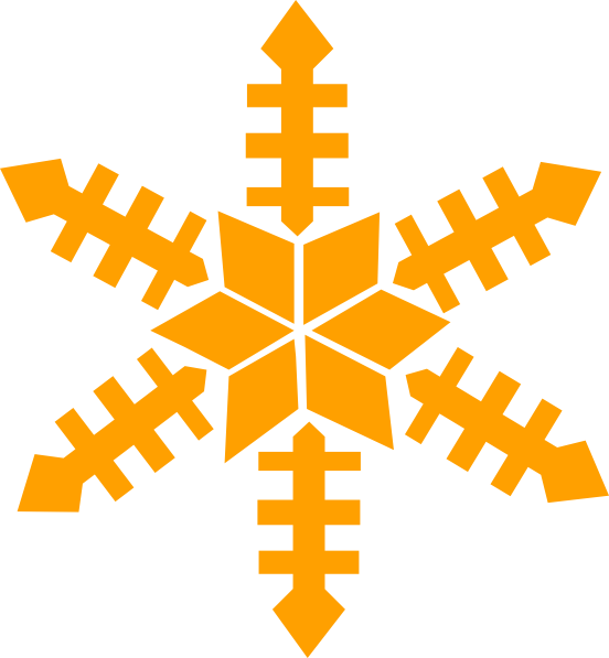 Png Transparent Library Gold Clip Art At Clker Com - Winter Snowflake Embroidery Design Transparent PNG - 552x597 - Free Download on - Winter Transparent PNG Free Download