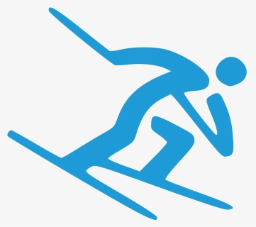 Alpine Skiing Winter Olympics 2018, HD Png Download - Winter Transparent PNG Free Download