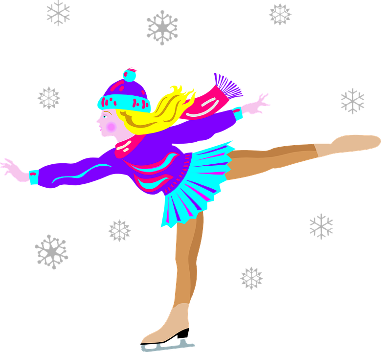Ice Skating Cliparts 7, Buy Clip Art - Winter Olympics 2018 Activities - Free Transparent PNG Clipart Images Download. - Winter Transparent PNG Free Download