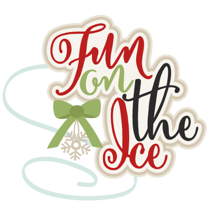 Fun On The Ice Title Ice Skate Svg Scrapbook Shape - Ice Titles - Free Transparent PNG Clipart Images Download. - Winter Transparent PNG Free Download