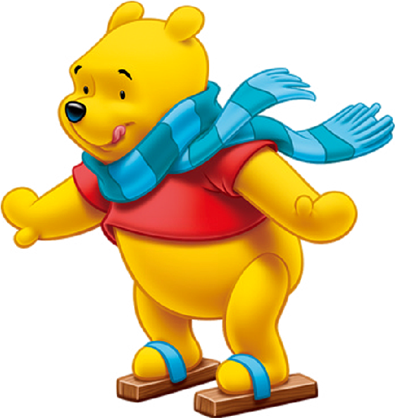 Pooh Clip Art - Winnie The Pooh Winter Png - Free Transparent PNG Clipart Images Download. - Winter Transparent PNG Free Download
