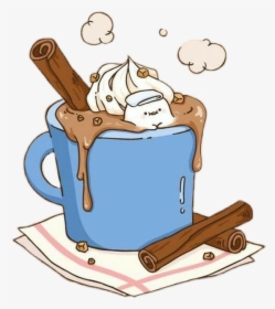 #freetoedit #cute #kawaii #chocolate #hot #hotchocolate - Wallpaper, HD Png Download - Winter Transparent PNG Free Download