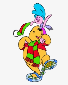 Winnie The Pooh And Piglet Winter Png Clip Art - Winter Winnie The Pooh Characters, Transparent - Winter Transparent PNG Free Download