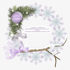 Snow Winter Cluster Frames, HD Png Download - Winter Transparent PNG Free Download