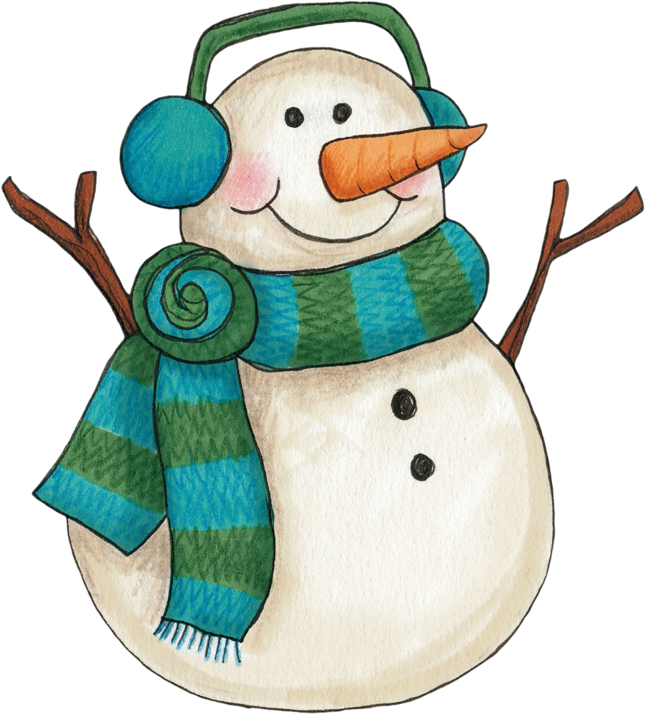 Snowman Clipartsnowman - Winter Snowman Clipart - Free Transparent PNG Clipart Images Download. - Winter Transparent PNG Free Download