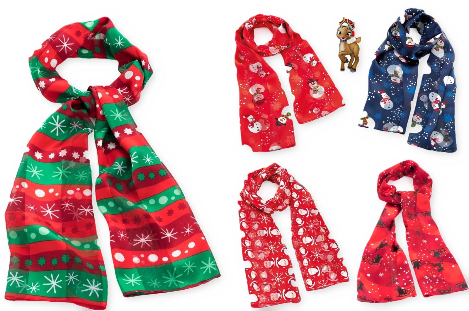 Details About Women Ladies New Christmas Festive Scarf - Christmas Scarf Transparent Transparent PNG - 1600x1062 - Free Download on - Winter Transparent PNG Free Download