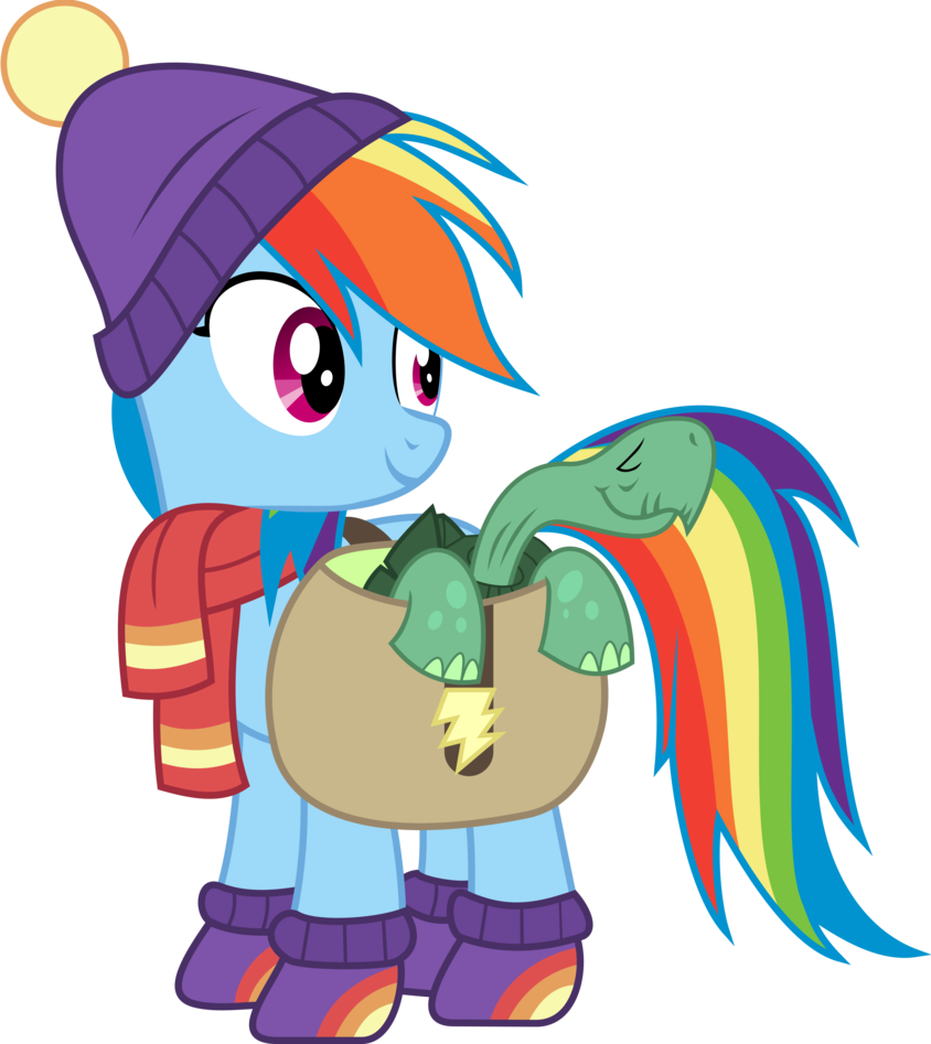 [mlp] Rainbow Dash Winter Outfit By Anonimowybrony - My Little Pony Rainbow Dash Winter - Free Transparent PNG Clipart Images Download. - Winter Transparent PNG Free Download
