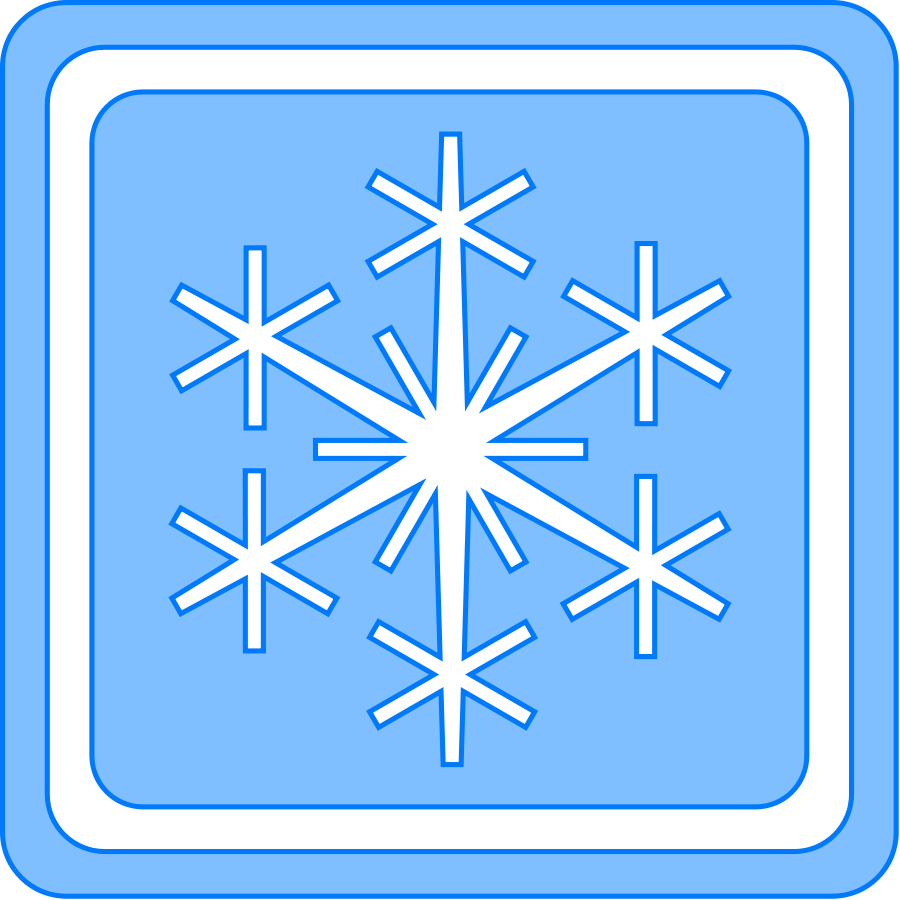 Blue, Symbol, White, Winter , Clipart - Seasons Clip Art - Free Transparent PNG Clipart Images Download. - Winter Transparent PNG Free Download