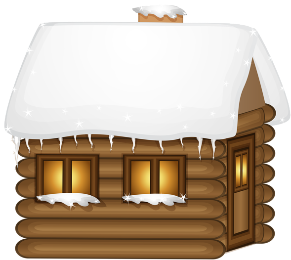 Winter Wooden House Png Clip - Clip Art - Free Transparent PNG Clipart Images Download. - Winter Transparent PNG Free Download