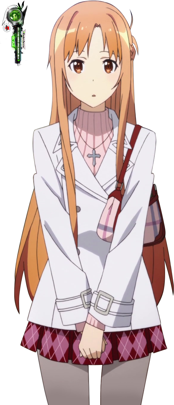 Kawaii Winter V1 - Asuna Yuuki, HD Png Download - Winter Transparent PNG Free Download