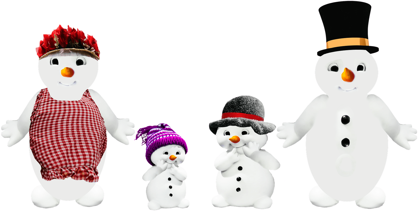 Snow Man, Family, Parents, Children, Winter, Png - Snowman Transparent PNG - 960x576 - Free Download on - Winter Transparent PNG Free Download