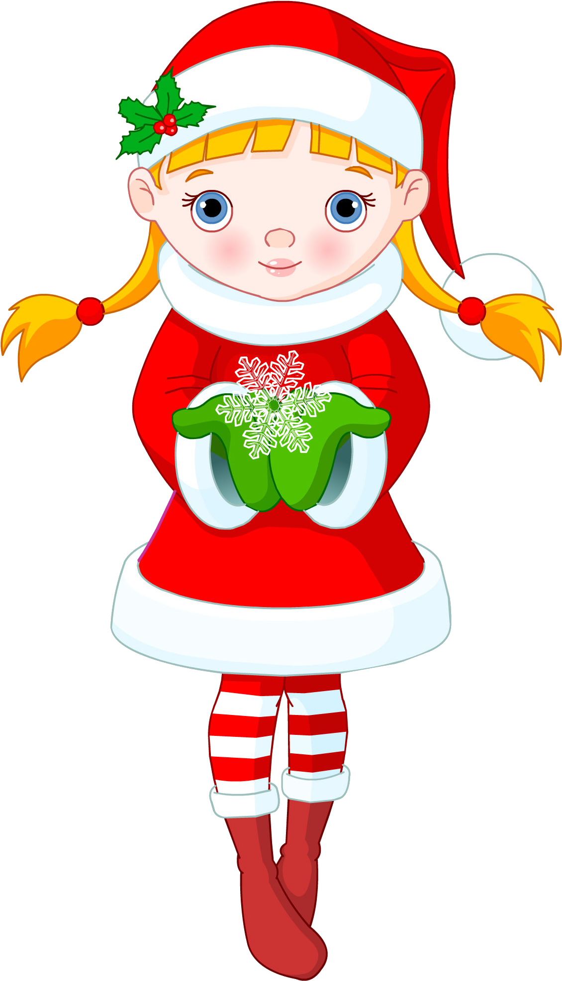 Winter Girl - Christmas Little Girl Cartoon - Free Transparent PNG Clipart Images Download. - Winter Transparent PNG Free Download
