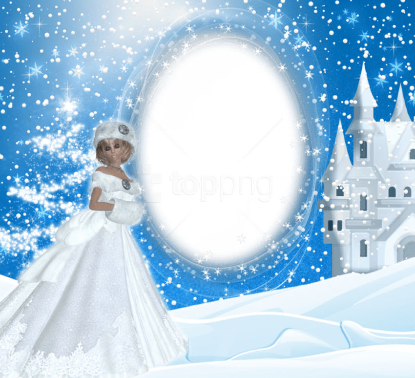Free Png Winter Snow Lady Png Frame Background Best - Winter Photo Frames Transparent PNG - 850x774 - Free Download on - Winter Transparent PNG Free Download