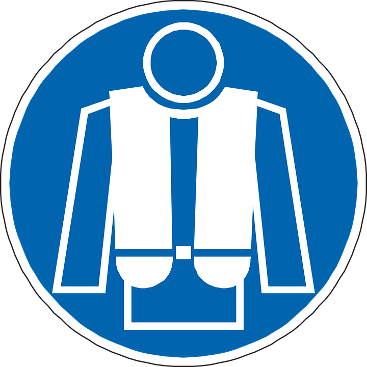 Winter Coat Clipart 13, Buy Clip Art - Wear Life Jacket Sign - Free Transparent PNG Clipart Images Download. - Winter Transparent PNG Free Download