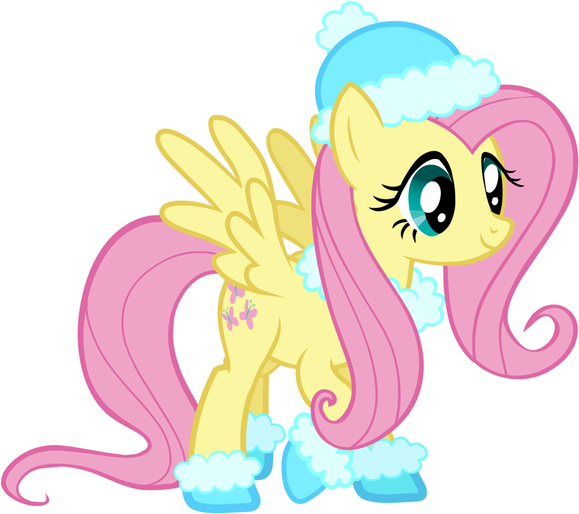 You Can Click Above To Reveal The Image Just This Once, - My Little Pony Fluttershy Winter Outfit - Free Transparent PNG Clipart Images Download. - Winter Transparent PNG Free Download